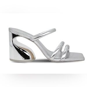 Cult Gaia Zumba Sandal, Silver SZ 7.5